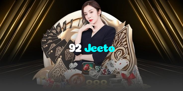 92 Jeeto casino presented on mobile device in Pakistan with slots and live games